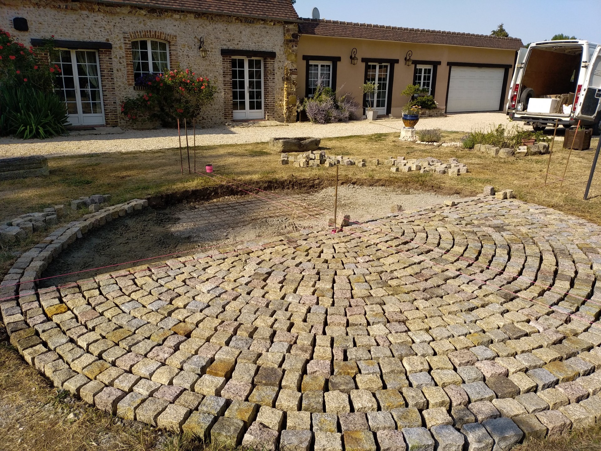 Terrasse en cours