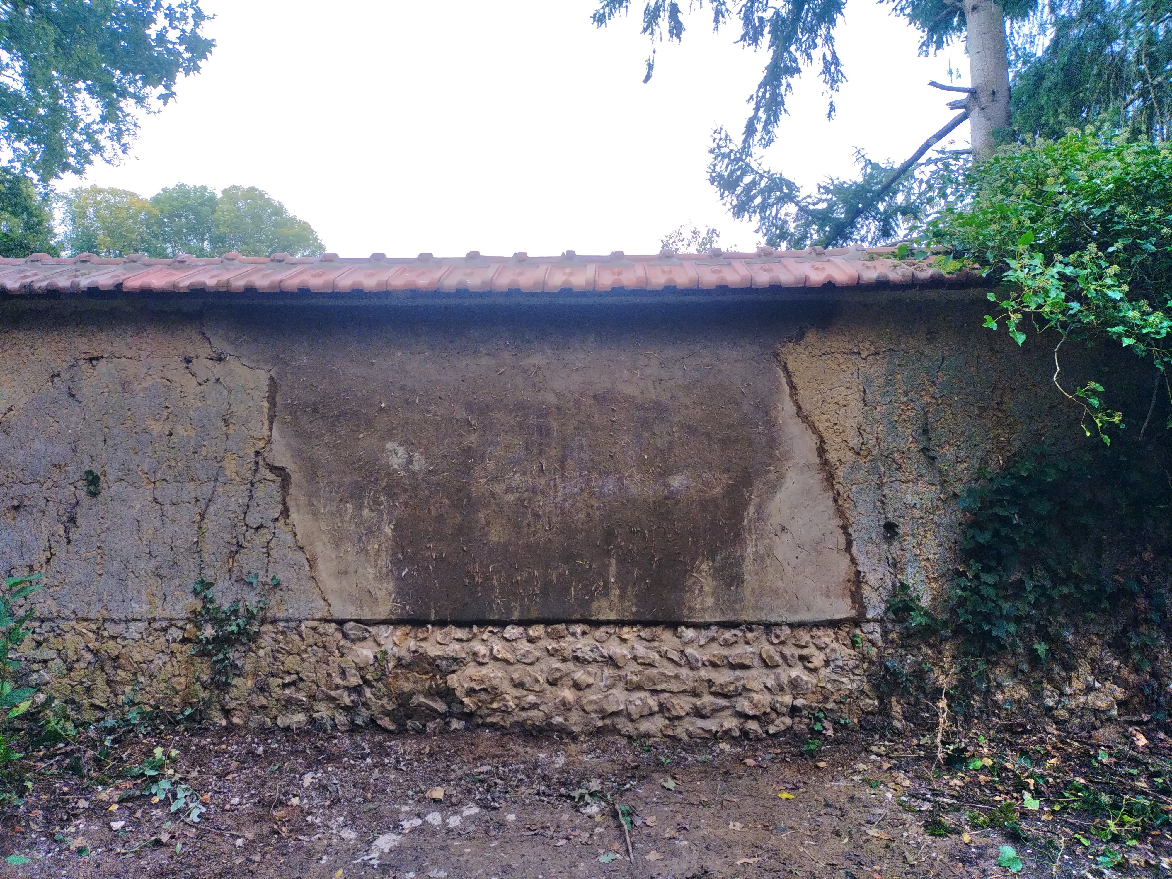 Deuxième levée de bauge et couverture (en sechage)