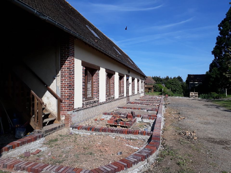 Terrasse en béton desactivé