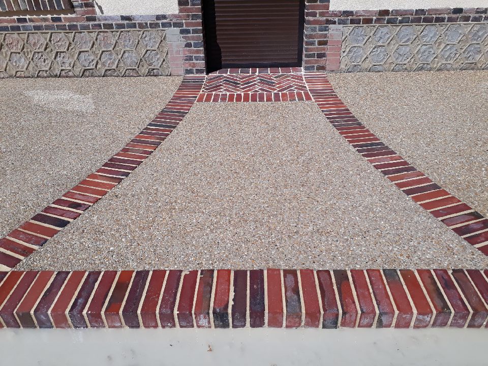 Terrasse en béton desactivé